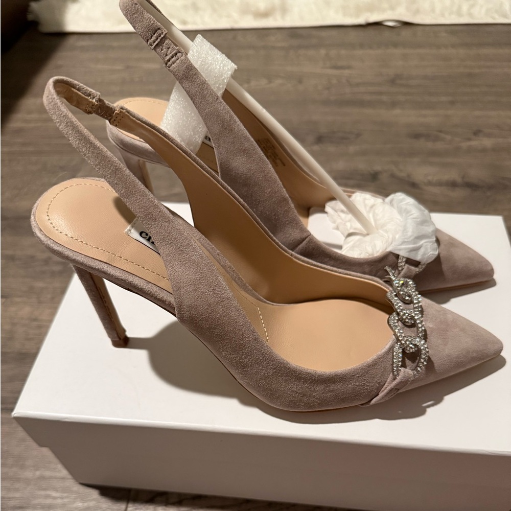 Charles David sling back suede